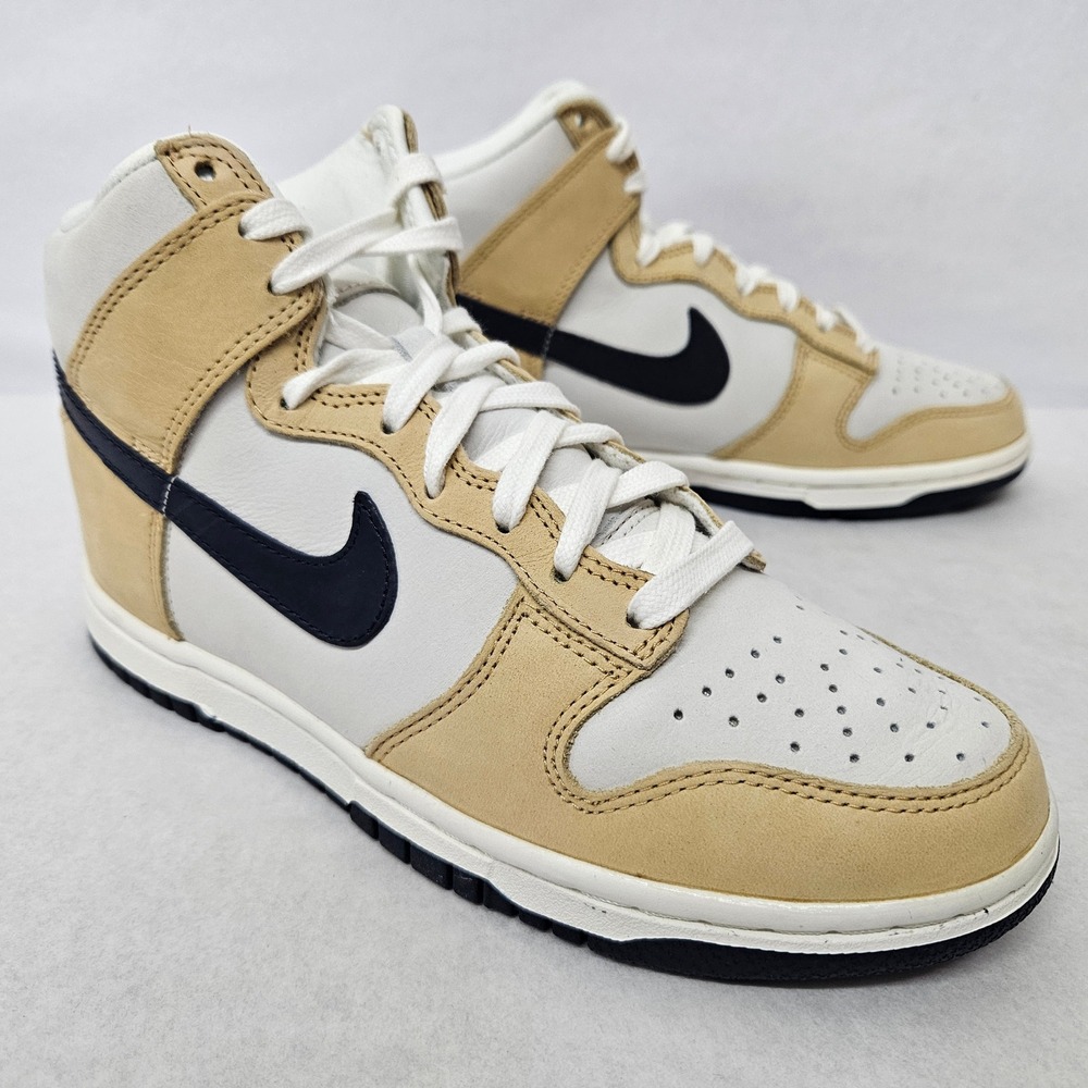 Nike Dunk High PRM MF Casual Shoes DX2044-101 Sail Obsidian Sesame Women Size 6โ